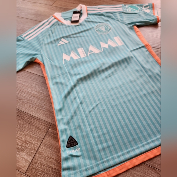 Jersey 2024 Inter Miami Aqua Messi#10 - Picture 4 of 11